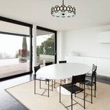 Sabina 4 Light Pendant Light - Black