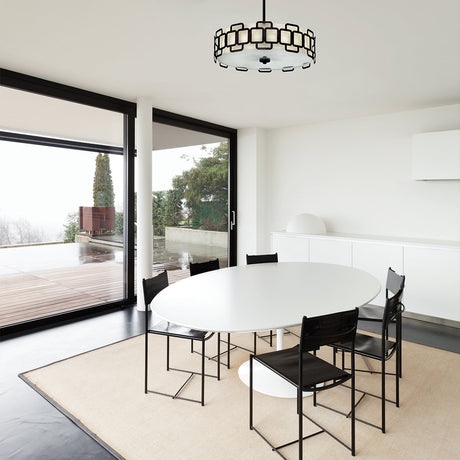 Sabina 4 Light Pendant Light - Black