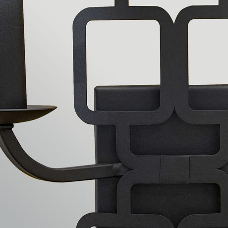 Sabina 2 Light Wall Light - Black