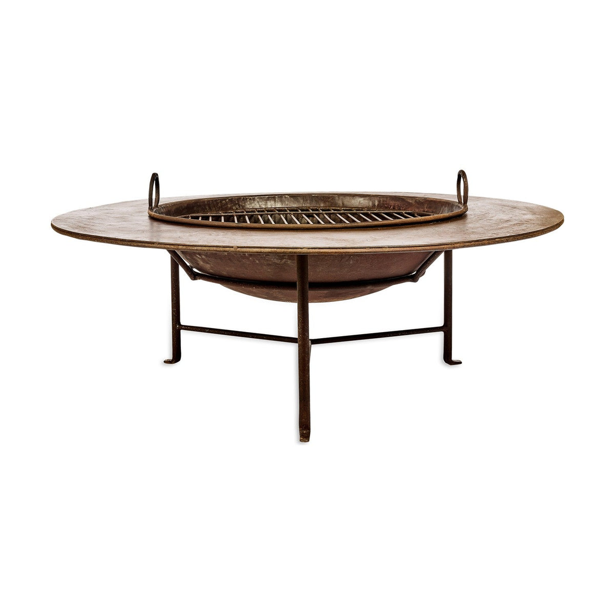 Halali Kadai Fire Pit & Surround - Rust