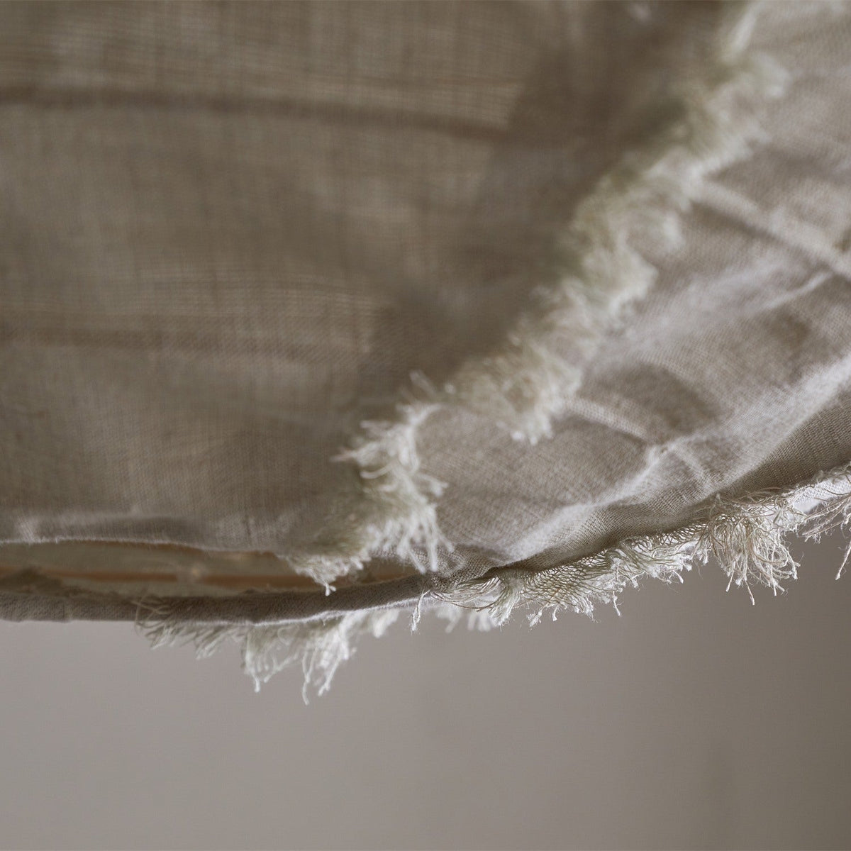 Hirana Small Linen Lampshade - Natural