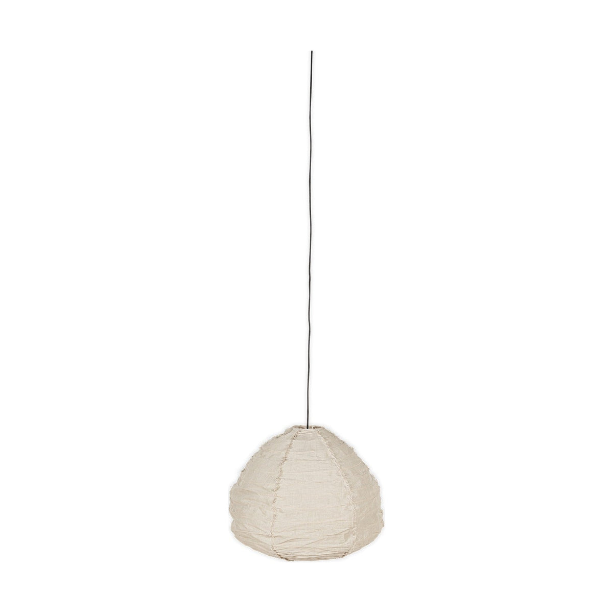 Hirana Large Linen Lampshade - Natural