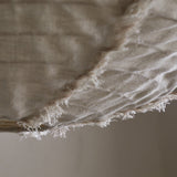 Hirana Large Linen Lampshade - Natural