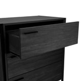 Hoxton 3 Drawer Chest of Drawers - Black
