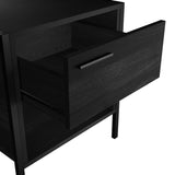 Hoxton Bedside Table - Black