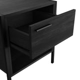 Hoxton Bedside Table - Black