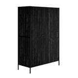 Hoxton 2 Door Wardrobe – Black