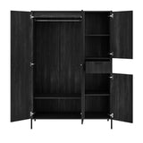 Hoxton 2 Door Wardrobe – Black