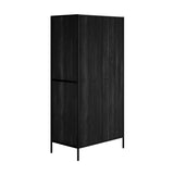 Hoxton 2 Door Wardrobe – Black