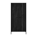 Hoxton 2 Door Wardrobe – Black