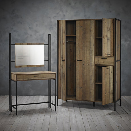 Hoxton 2 Door Wardrobe - Wood
