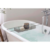 Indore Wire Bath Bridge - Aged Brass
