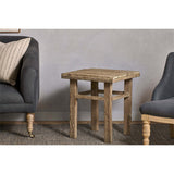 Ibo Reclaimed Wood Side Table - Natural