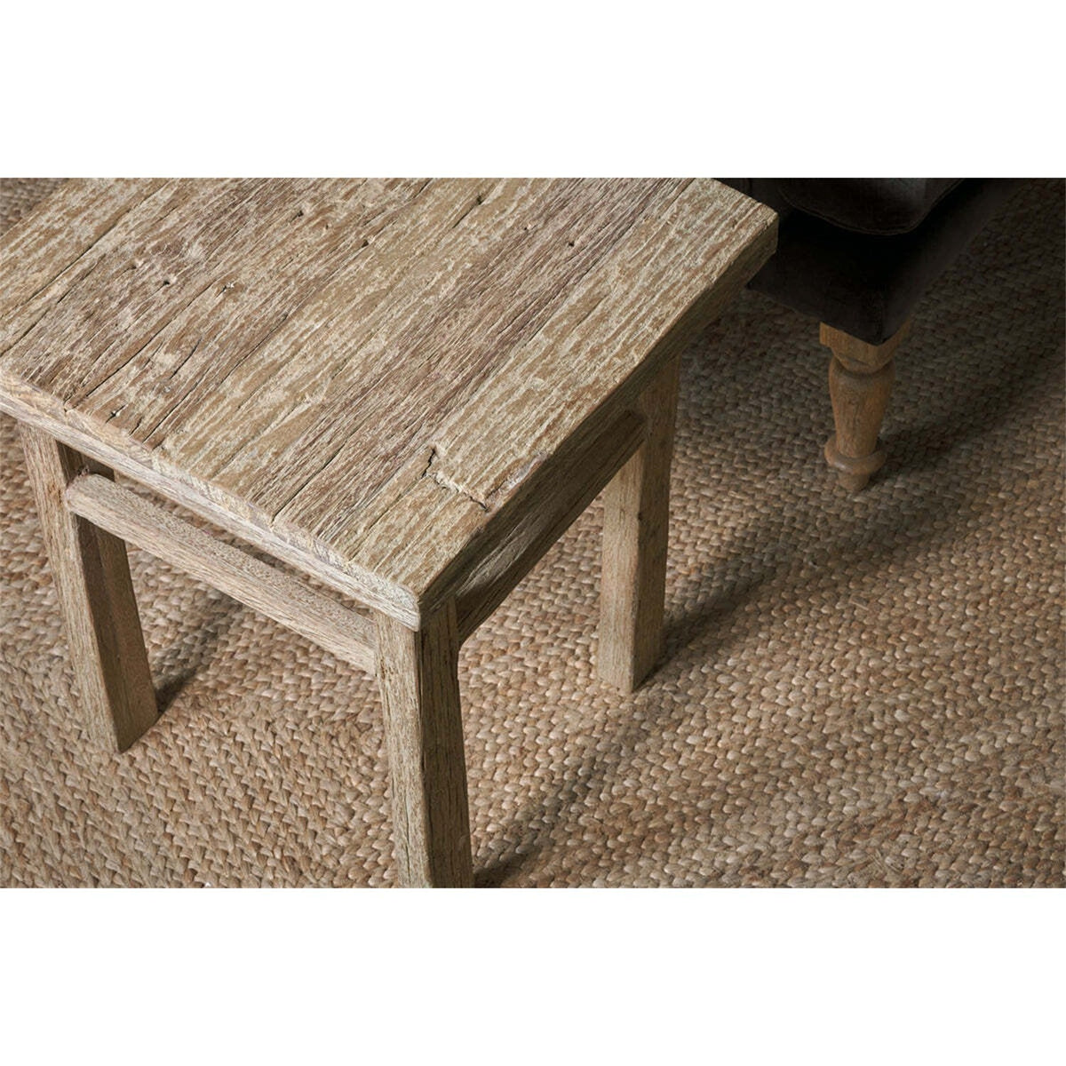 Ibo Reclaimed Wood Side Table - Natural