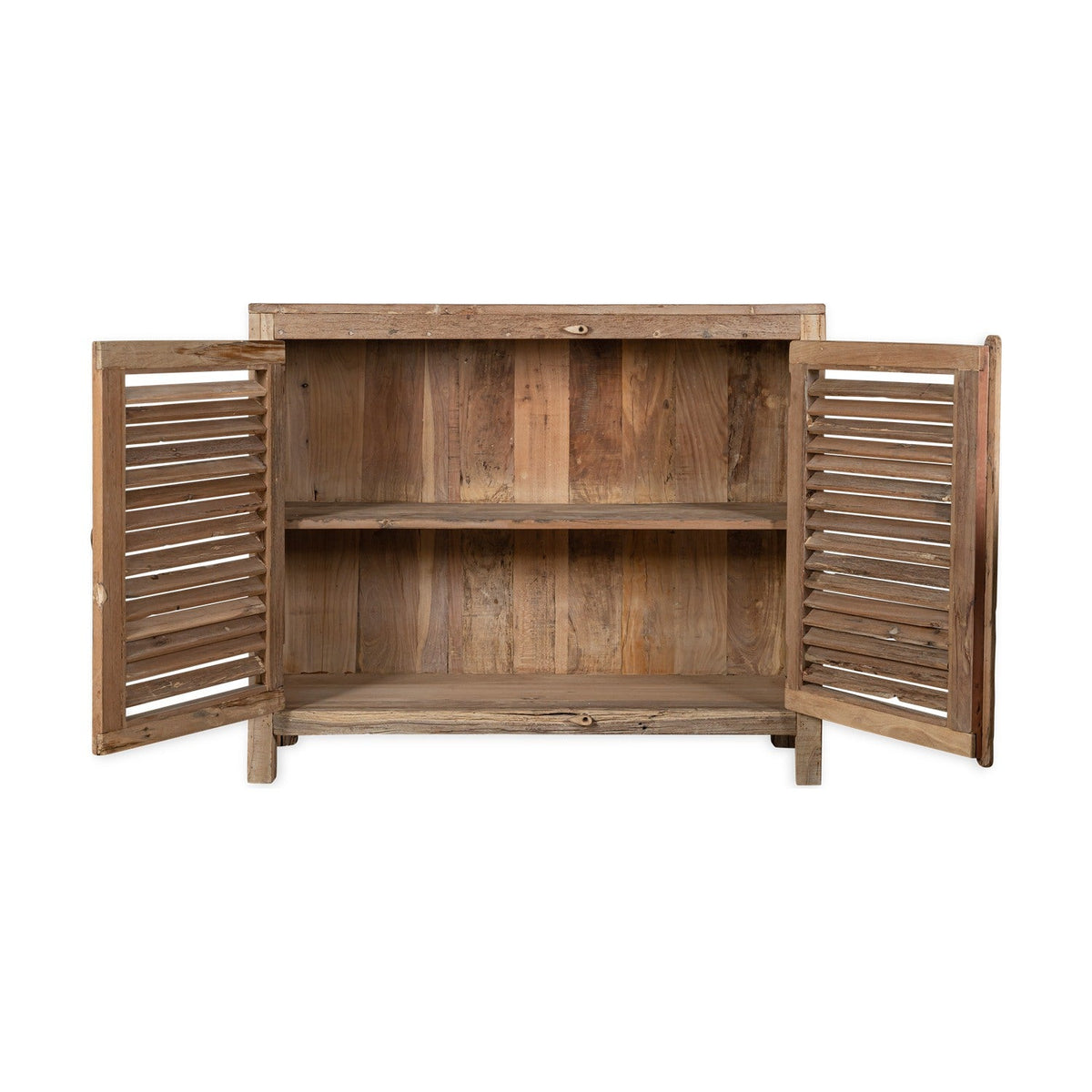 Ibo Reclaimed Wood Slatted Sideboard - Natural