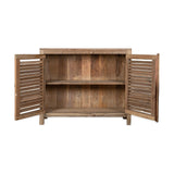 Ibo Reclaimed Wood Slatted Sideboard - Natural