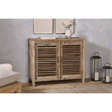 Ibo Reclaimed Wood Slatted Sideboard - Natural