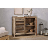Ibo Reclaimed Wood Slatted Sideboard - Natural