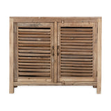 Ibo Reclaimed Wood Slatted Sideboard - Natural