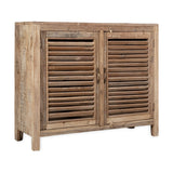 Ibo Reclaimed Wood Slatted Sideboard - Natural