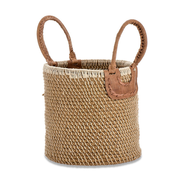 Indra Small Coil Storage Basket - Natural