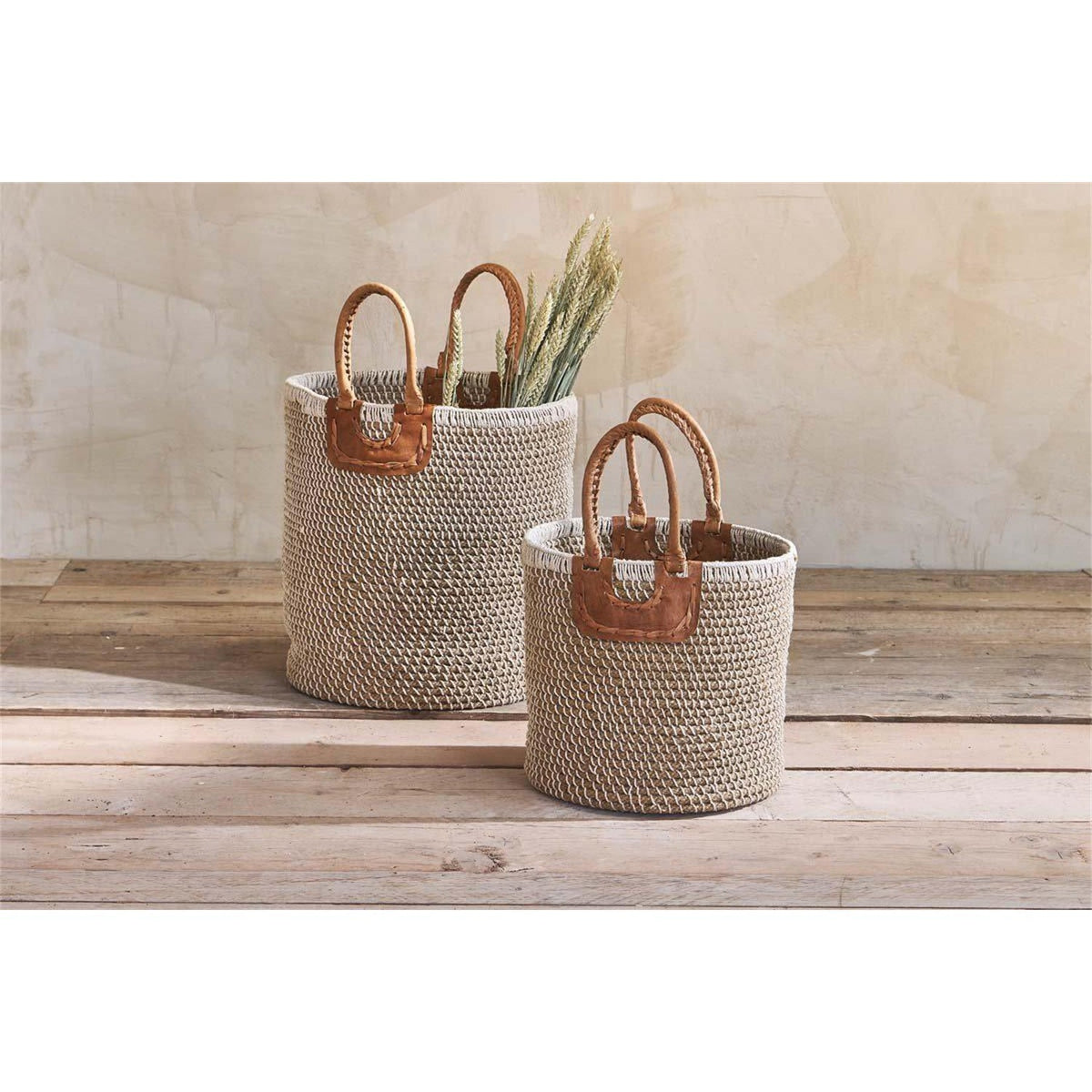 Indra Small Coil Storage Basket - Natural