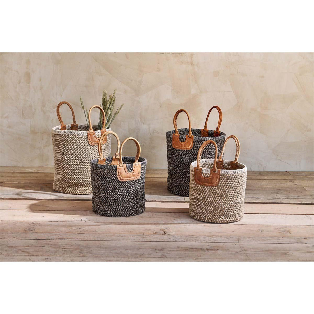 Indra Small Coil Storage Basket - Natural