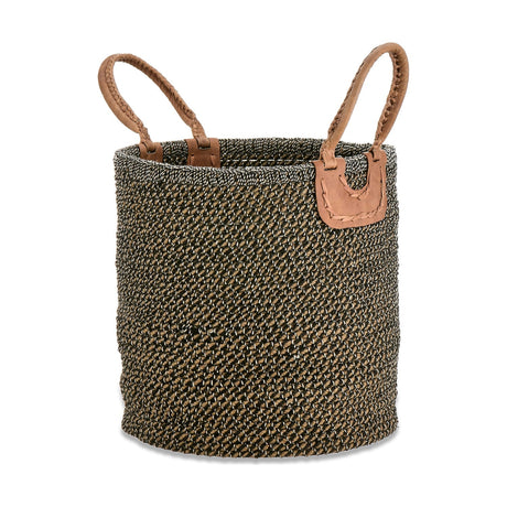 Indra Large Coil Storage Basket - Charcoal