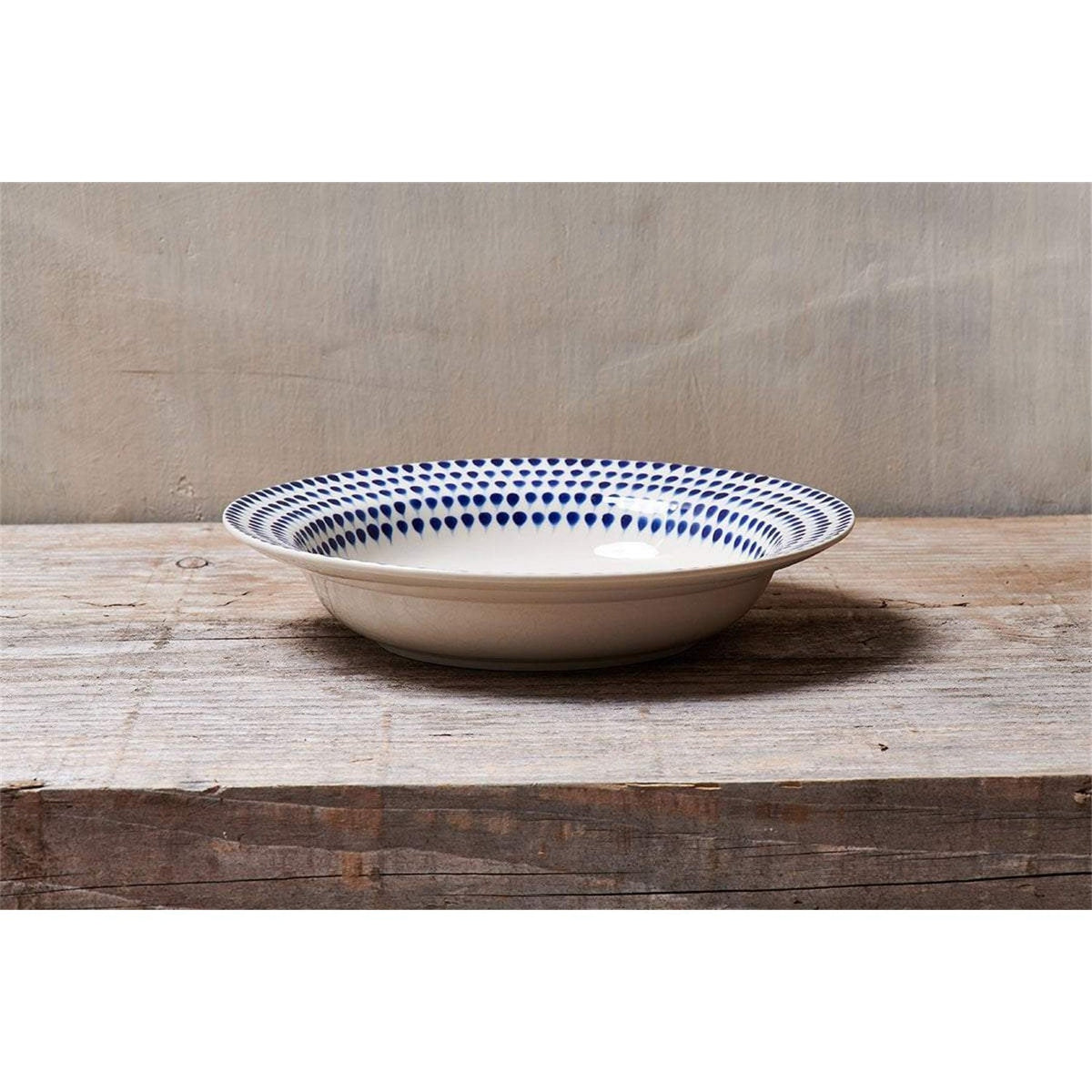 Indigo Drop Pasta Bowl - Indigo