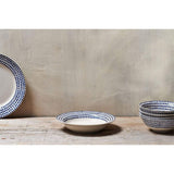 Indigo Drop Pasta Bowl - Indigo