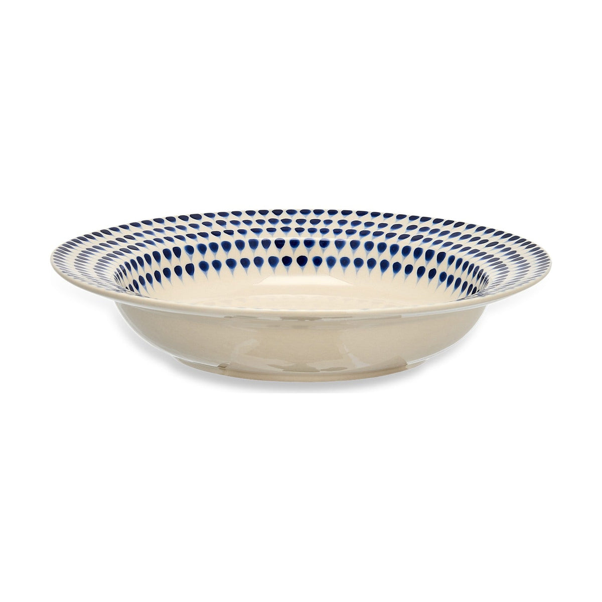 Indigo Drop Pasta Bowl - Indigo