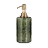 Ilcoso Recycled Hammered Glass Soap Dispenser - Green