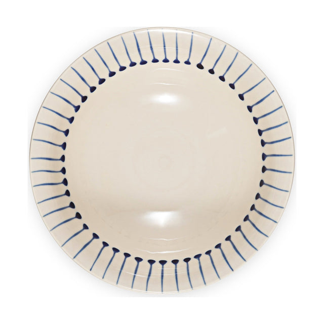 Iba Large Ceramic Cereal Bowl - Indigo