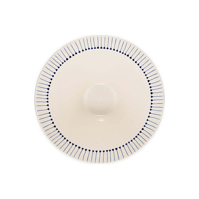 Iba Large Ceramic Serving Bowl - Indigo