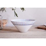 Iba Medium Ceramic Serving Bowl - Indigo