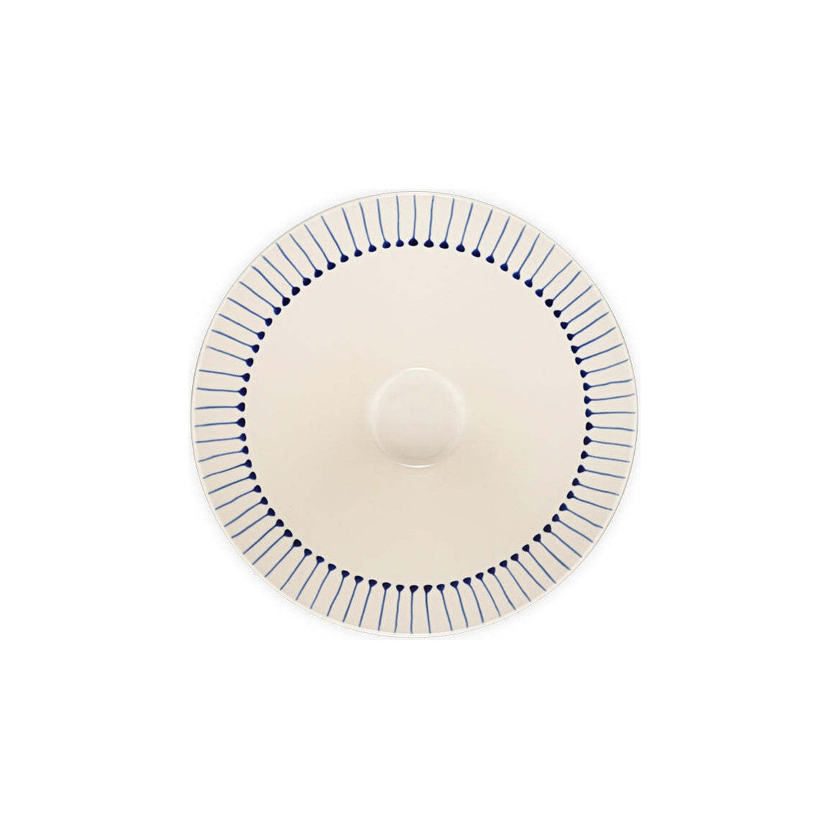 Iba Medium Ceramic Serving Bowl - Indigo