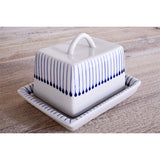 Iba Ceramic Butter Dish - Indigo
