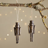 Imay Nutcracker Decoration - Antique Brass - Set of 2