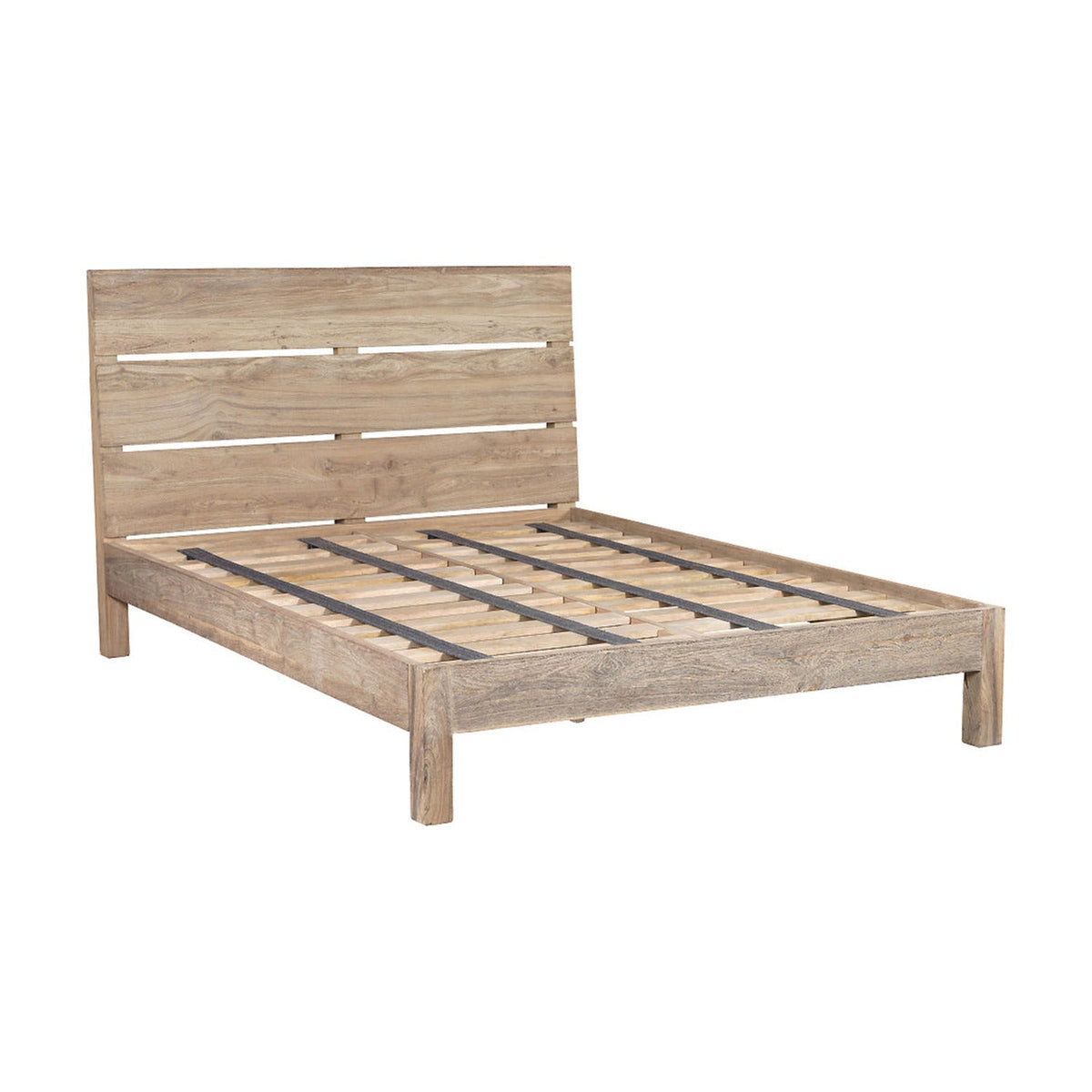 Iya Super King Reclaimed Wood Bed Frame - Natural