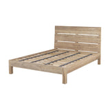 Iya Super King Reclaimed Wood Bed Frame - Natural