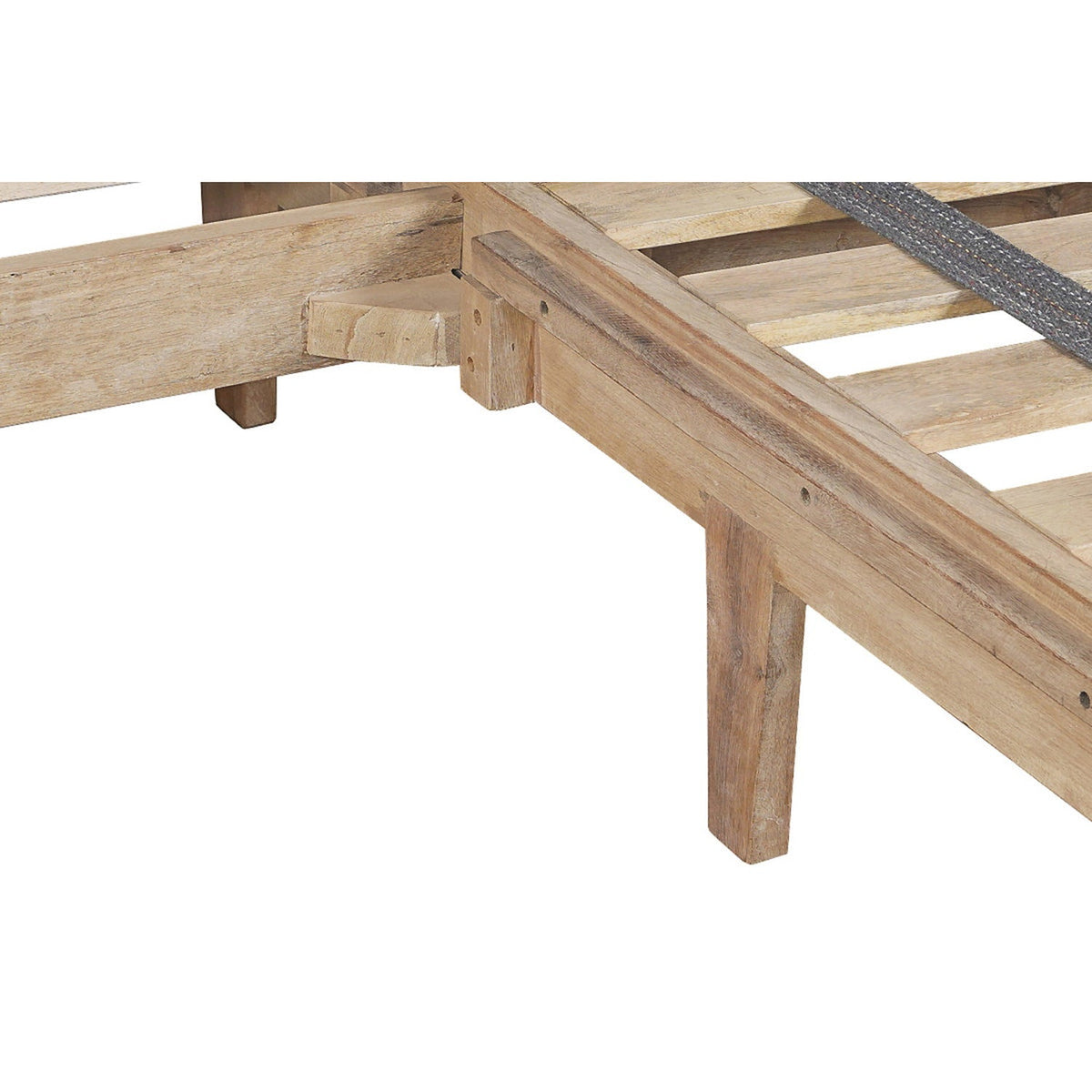Iya Super King Reclaimed Wood Bed Frame - Natural