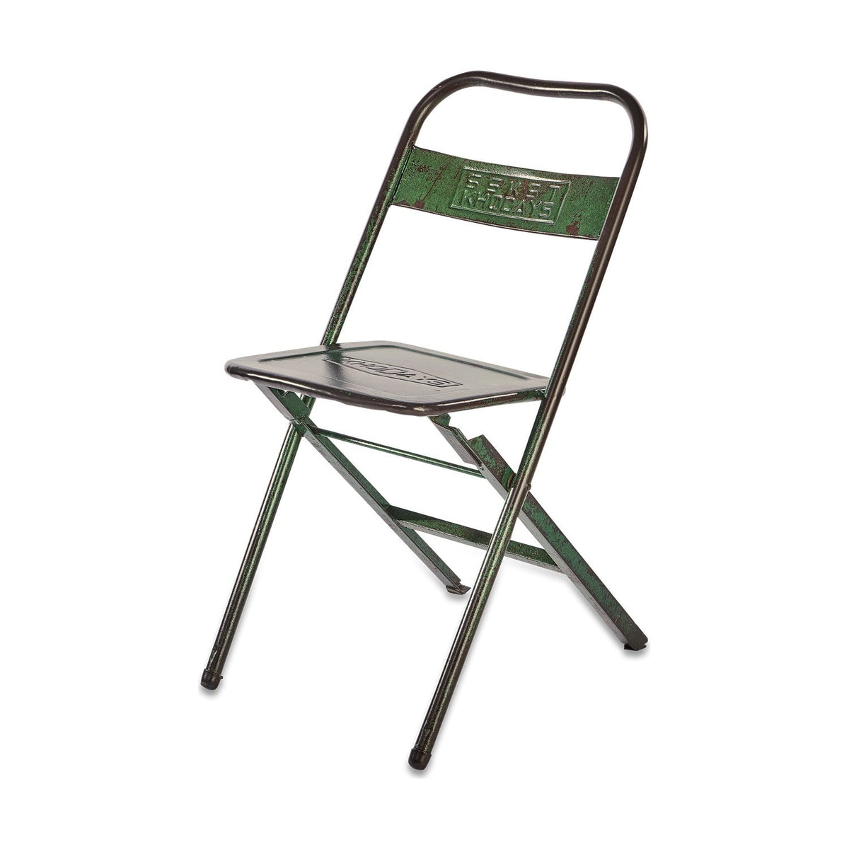 Ishan Reclaimed Iron Folding Chair