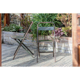 Ishan Reclaimed Iron Folding Chair