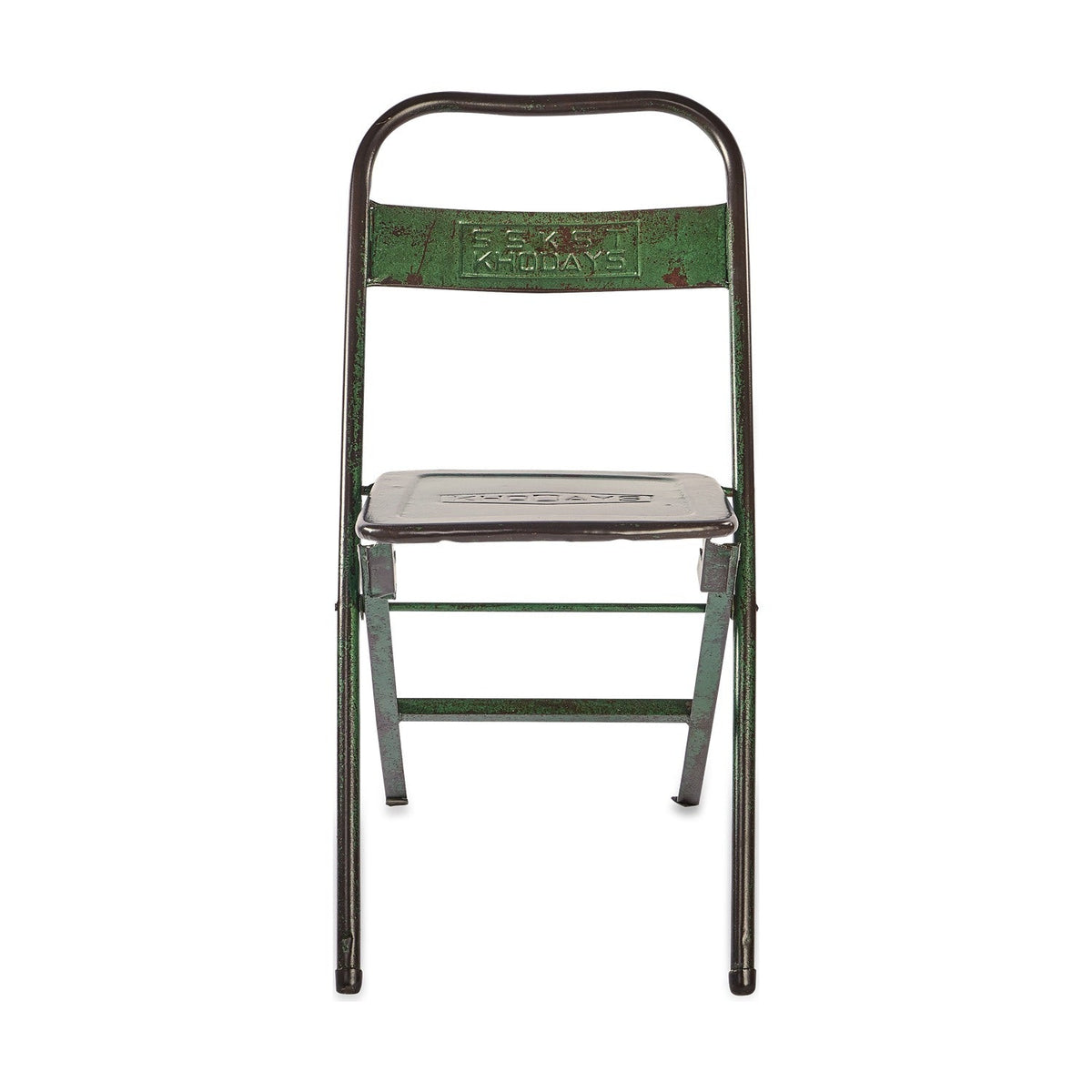Ishan Reclaimed Iron Folding Chair