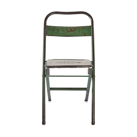 Ishan Reclaimed Iron Folding Chair