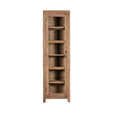 Ibo Tall Reclaimed Wood Display Cabinet - Natural
