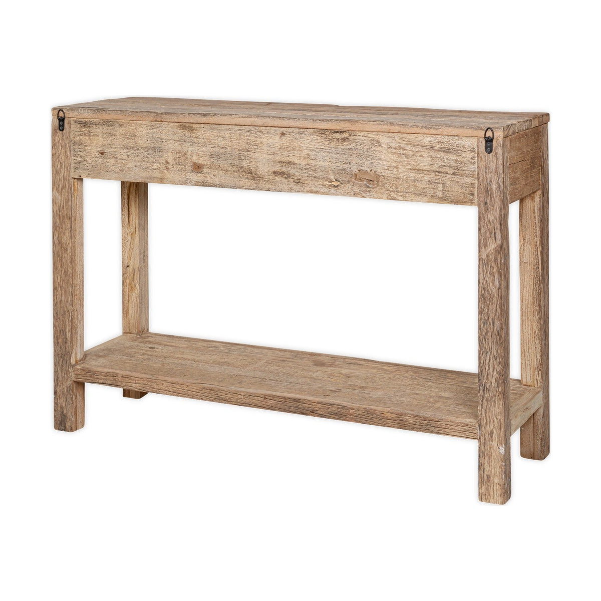 Ibo Reclaimed Wood 3 Drawer Console Table - Natural