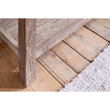 Ibo Reclaimed Wood 3 Drawer Console Table - Natural