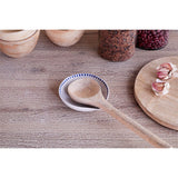 Indigo Drop Ceramic Spoon Rest - Indigo