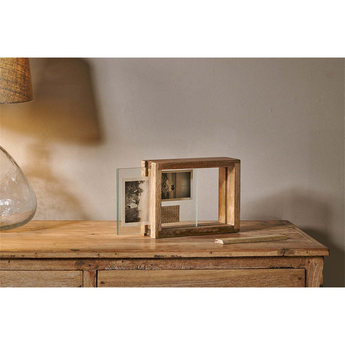 Indu 8 x 10 Standing Mango Wood Photo Frame - Natural